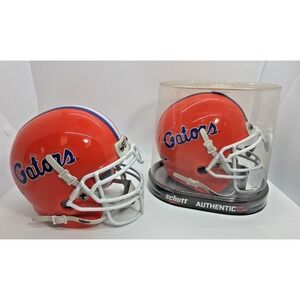 2 FLORIDA GATORS SCHUTT AUTHENTIC MINI NCAA FOOTBALL HELMETS BLANK 2010 1 in box